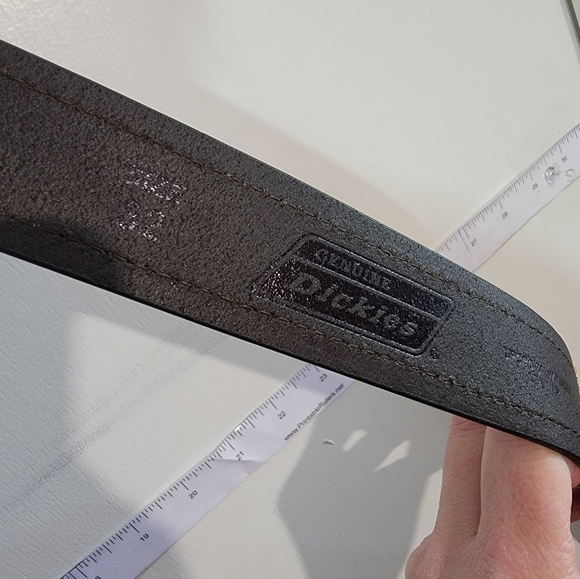 Dickies Men's Brown Leather Belt Size 32 - Picture 5 of 6